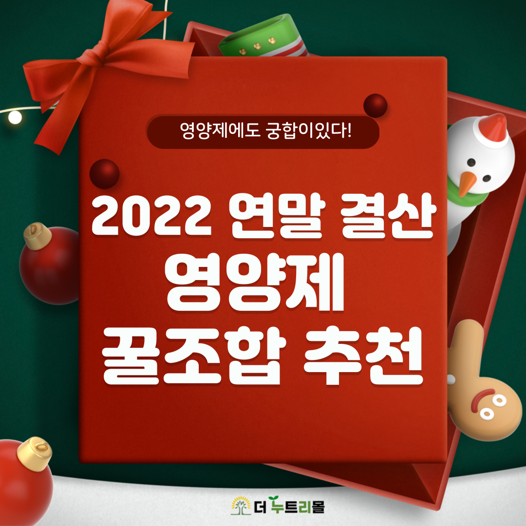 더누트리몰 2022 연말 결산 영양제 꿀 조합 추천!! 😍